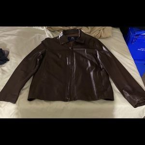 BURBERRY leather jacket